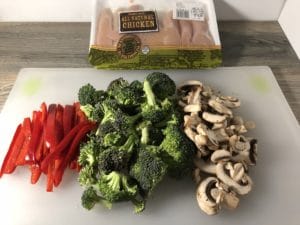 spicy teriyaki cashew chicken