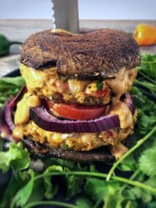 habanero cilantro turkey burgers