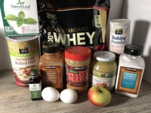 apple cinnamon oatmeal protein bars ingredients