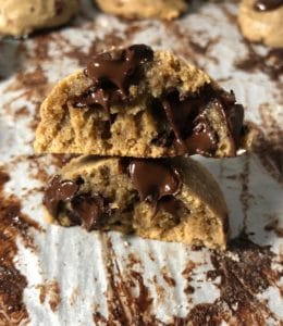 best ever chocolate chip protein cookies