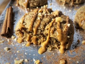 peanut butter amaretto protein snickerdoodles