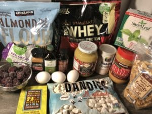 dark chocolate blackberry s'mores protein bars ingredients