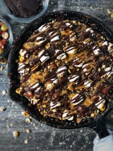 rocky road protein pizookie