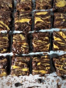 peanut butter dark chocolate fudge protein brownies