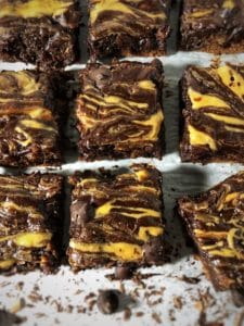 peanut butter dark chocolate fudge protein brownies