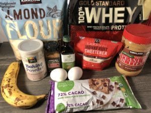 dark chocolate chip cookie dough protein bars ingredients