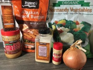 peanut butter salmon burgers ingredients