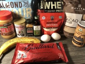 peanut butter dark chocolate cacao protein donuts ingredients