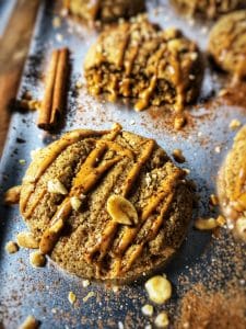 peanut butter amaretto protein snickerdoodles