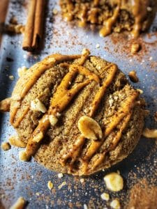 peanut butter amaretto protein snickerdoodles