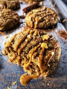 peanut butter amaretto protein snickerdoodles