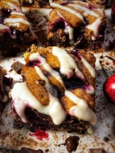 dark chocolate cherry amaretto protein bars