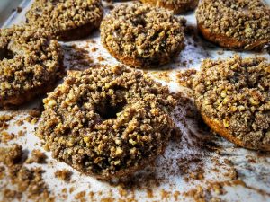 maple hazelnut coffee cake protein donuts