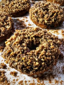 maple hazelnut coffee cake protein donuts