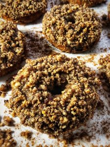 maple hazelnut coffee cake protein donuts